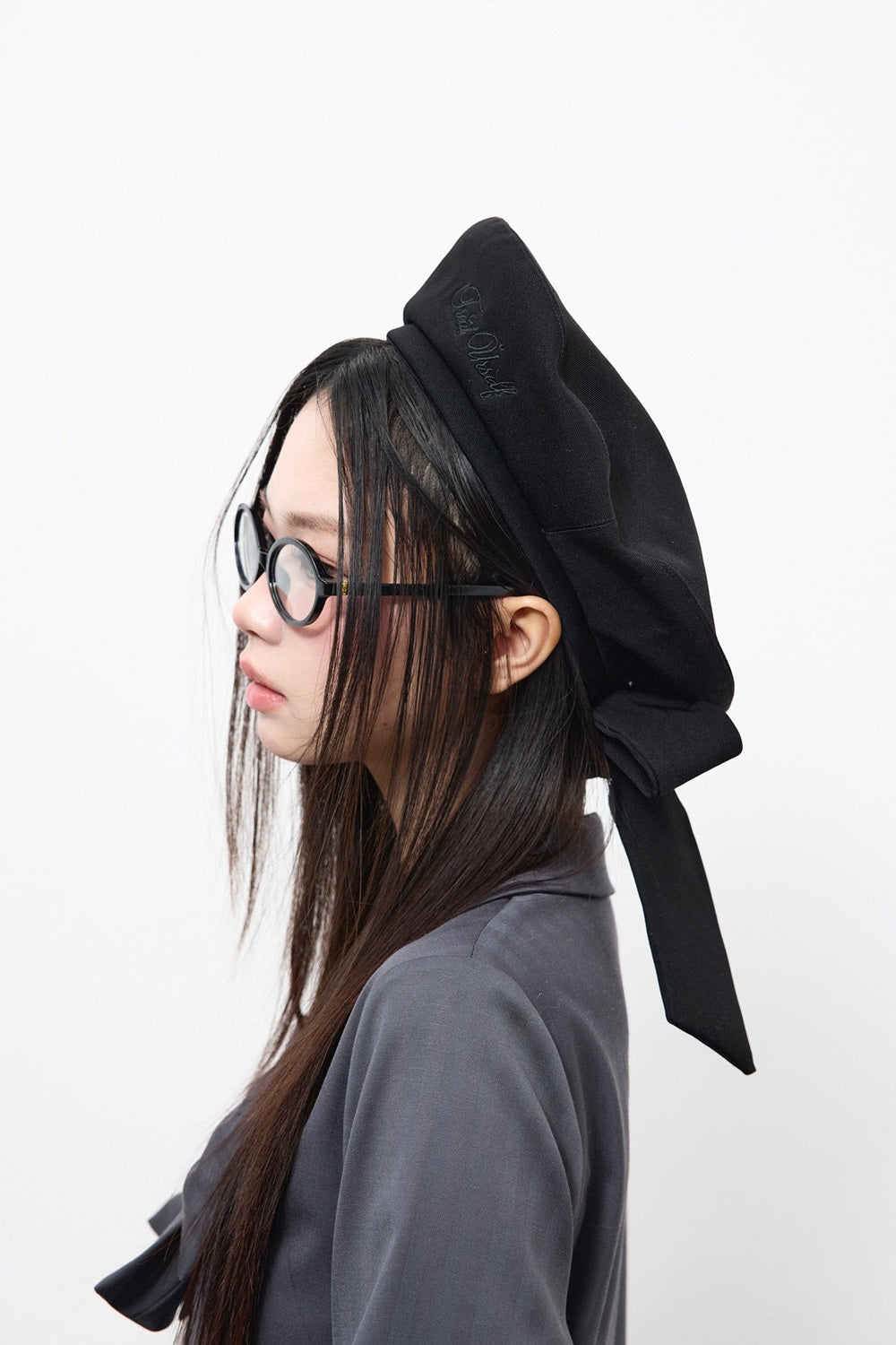 Treat Ürself ribbon béret hat