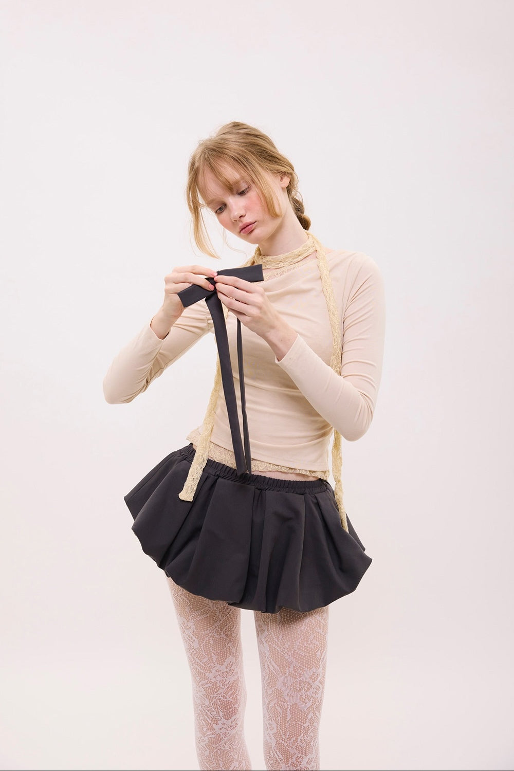 ribbon balloon mini skirt