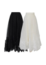 【予約販売3月中旬〜下旬】Clara Tulle Lace Long Skirt