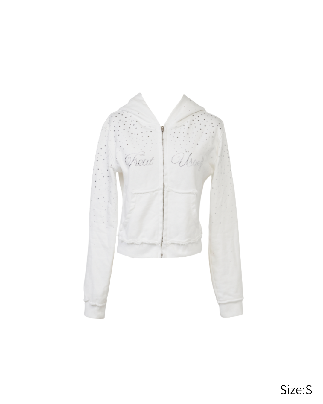 Treat Ürself bijou sweat hoodie