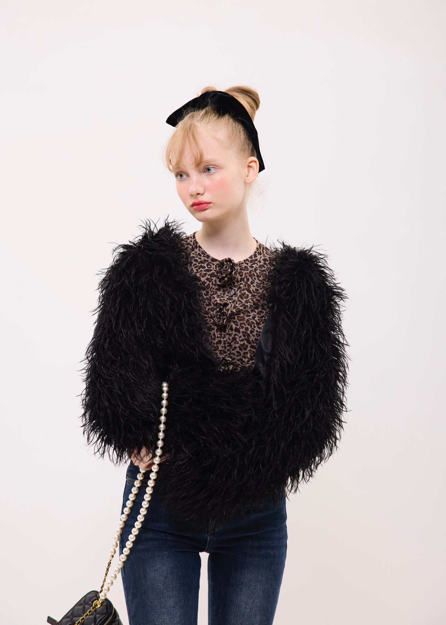 Fluffy fur jacket