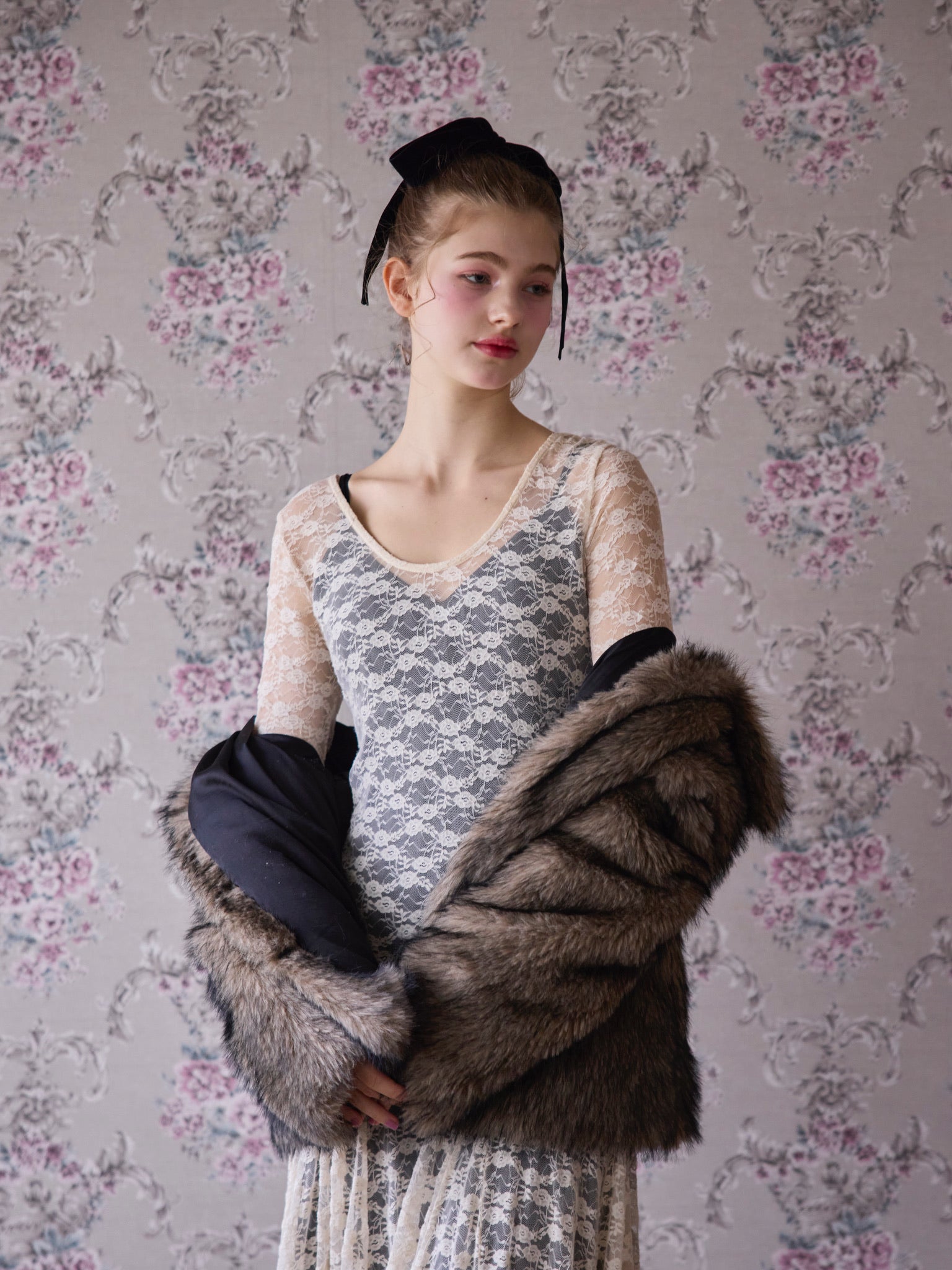 Lady like lace one-piece