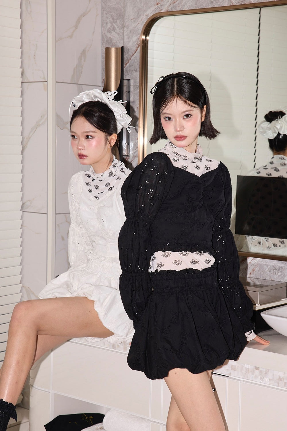 Back Open Peony Top