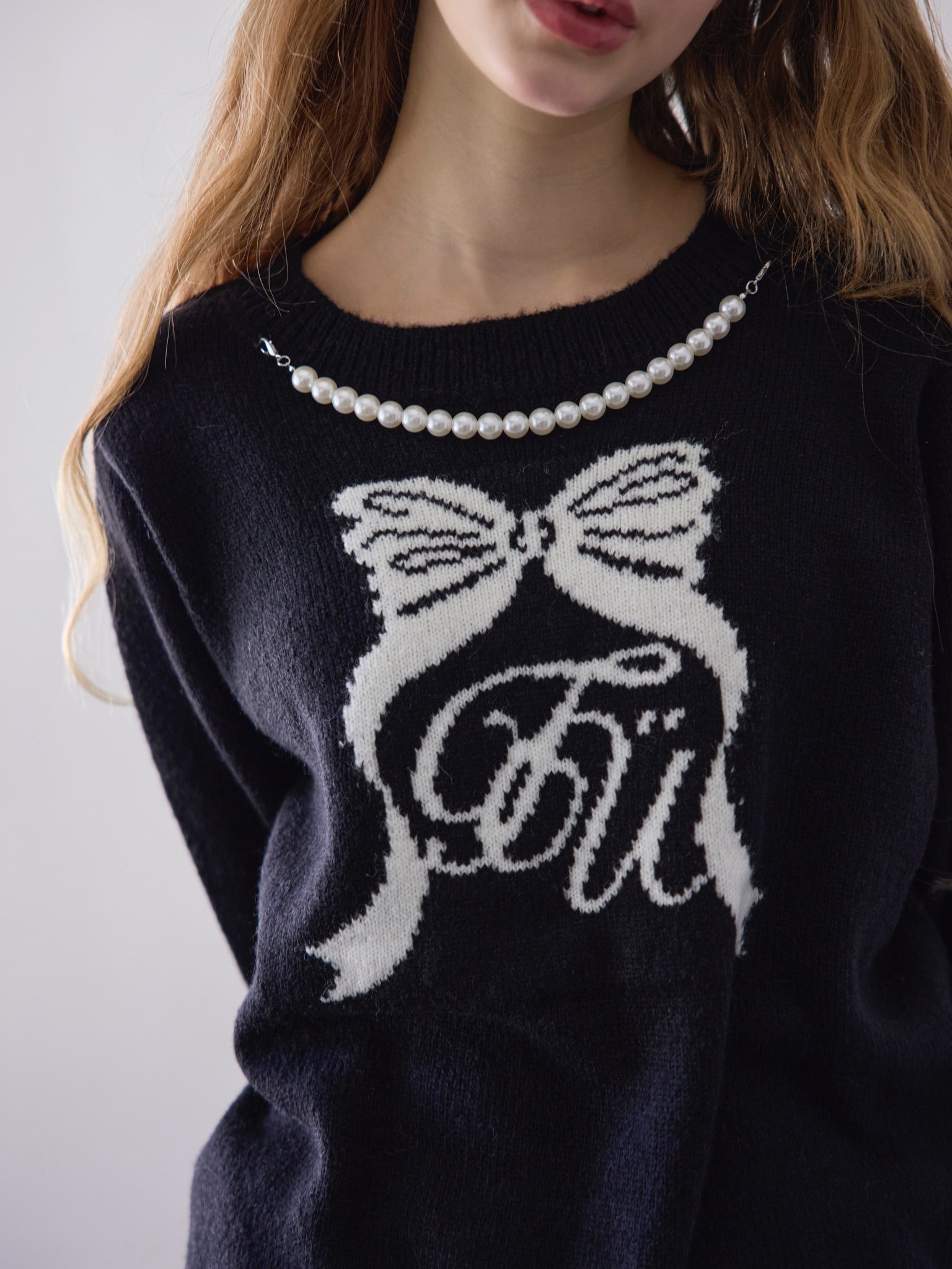 TÜ ribbon knit pullover