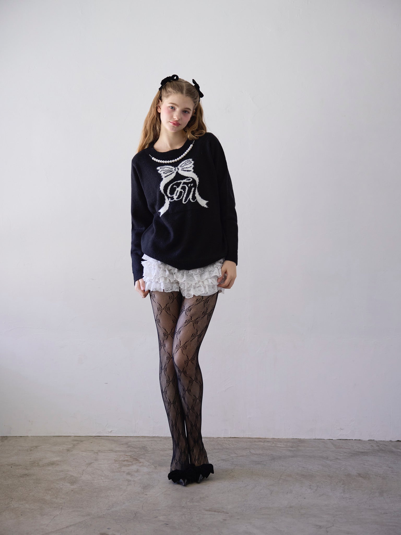 TÜ ribbon knit pullover