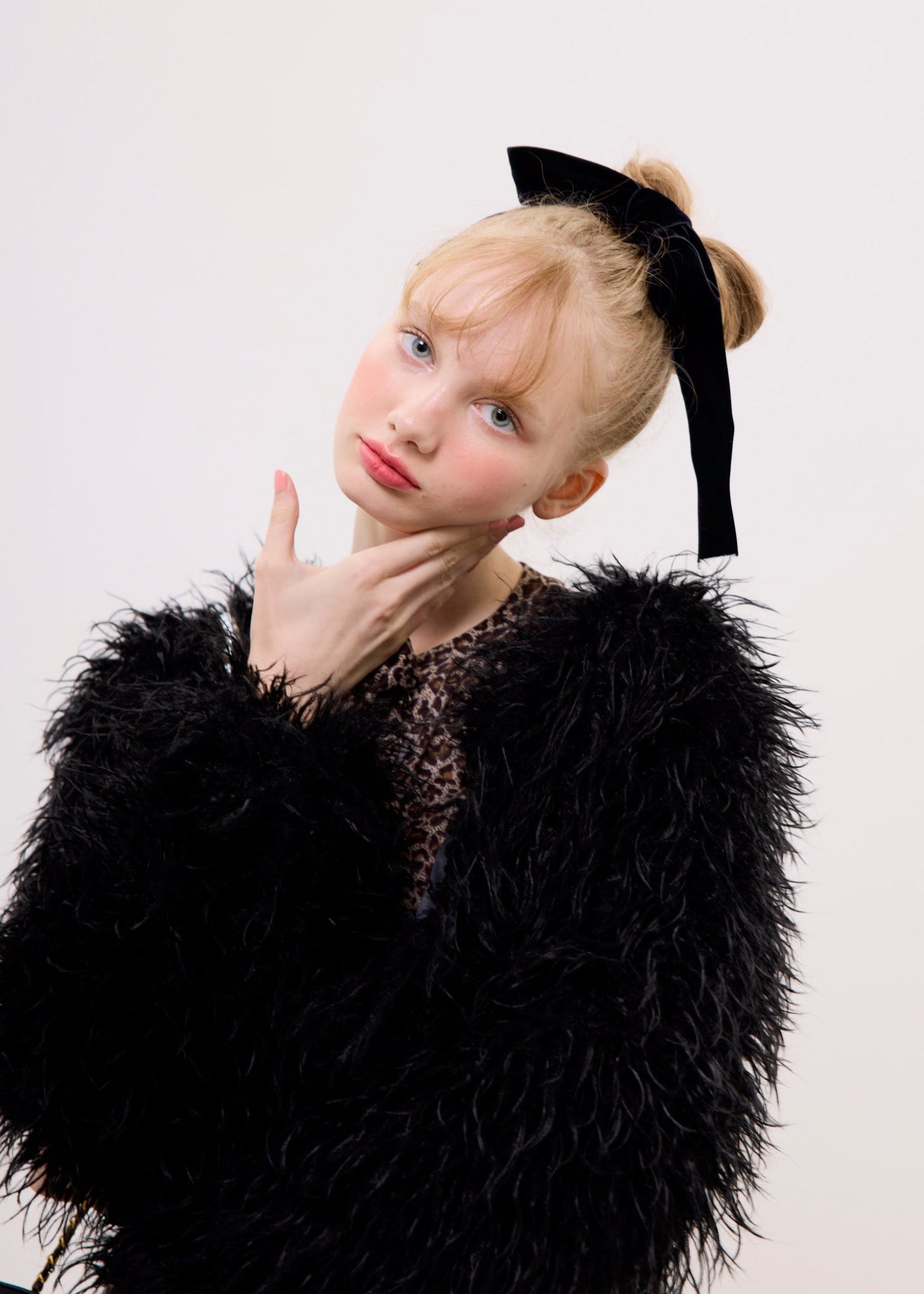 Fluffy fur jacket