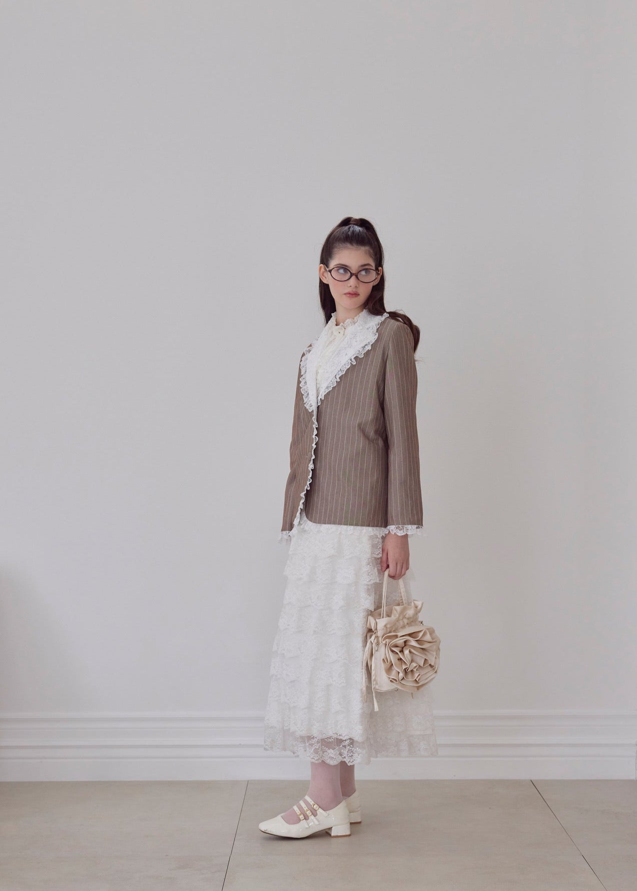 【10月末より順次発送】Retro lace jacket