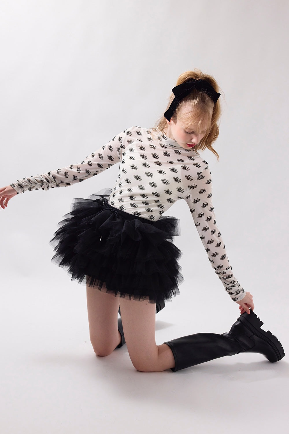 Treat ürself volume tulle tutu black Ballerina