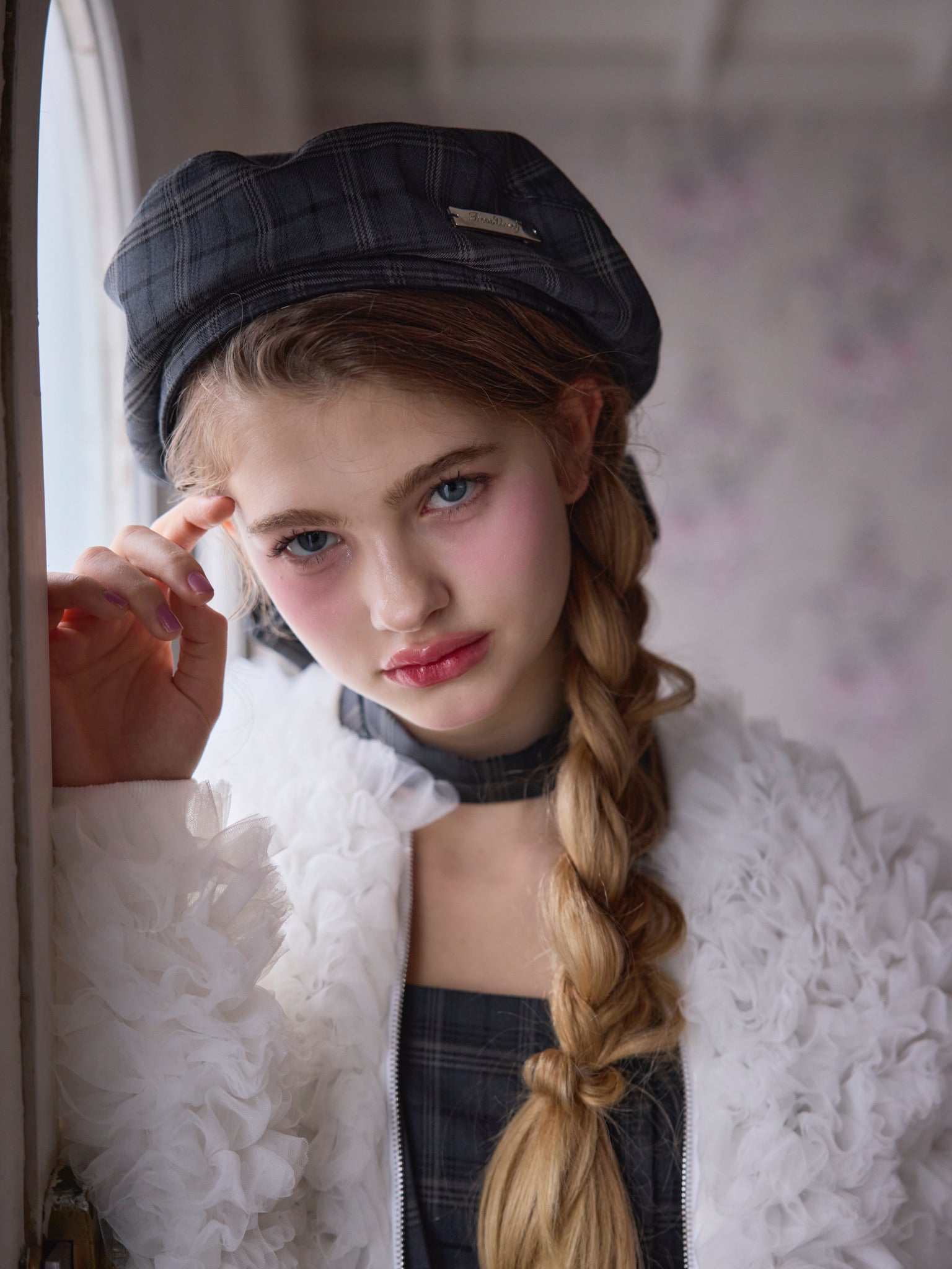 Treat Ürself ribbon béret hat