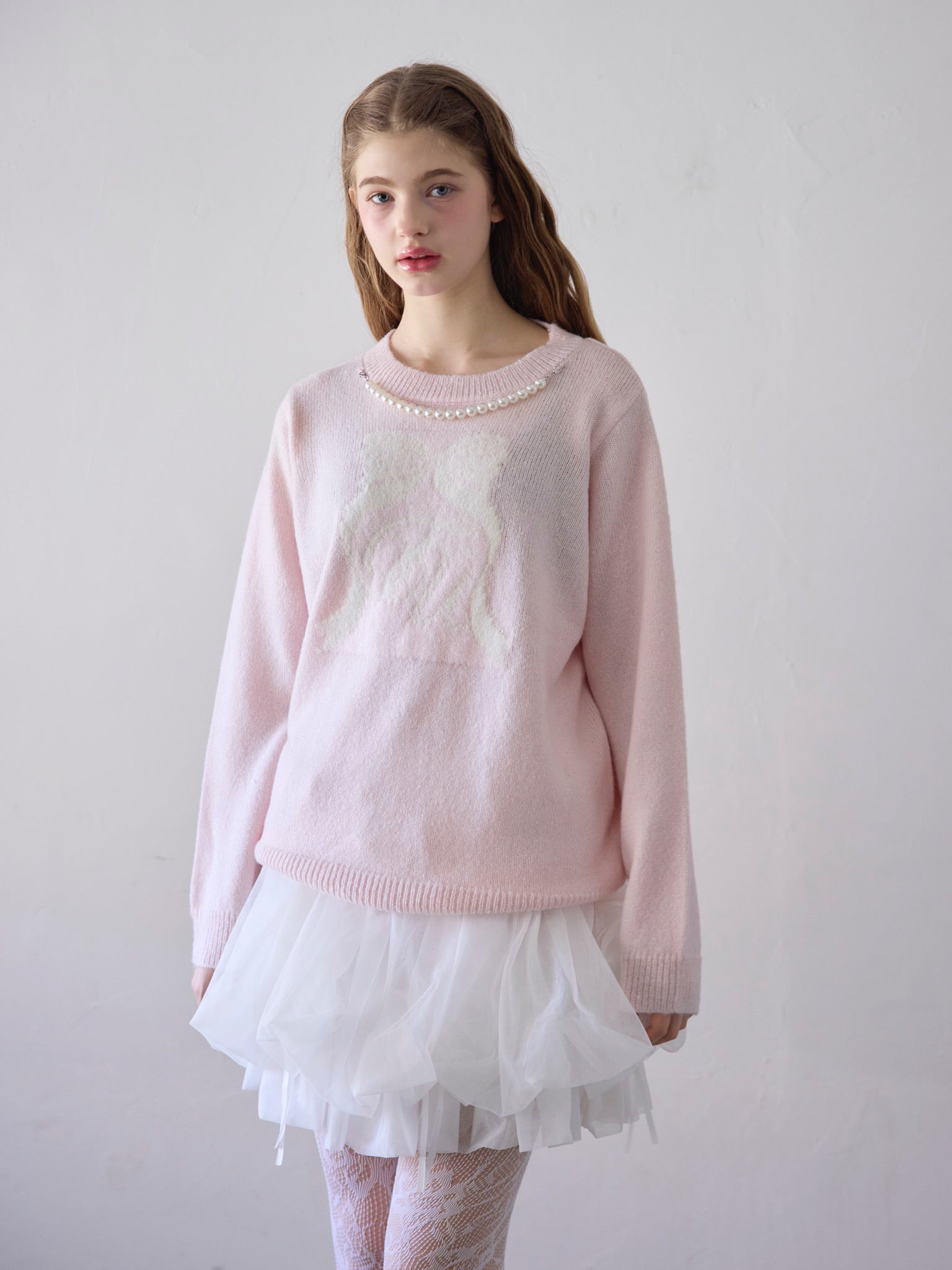 TÜ ribbon knit pullover