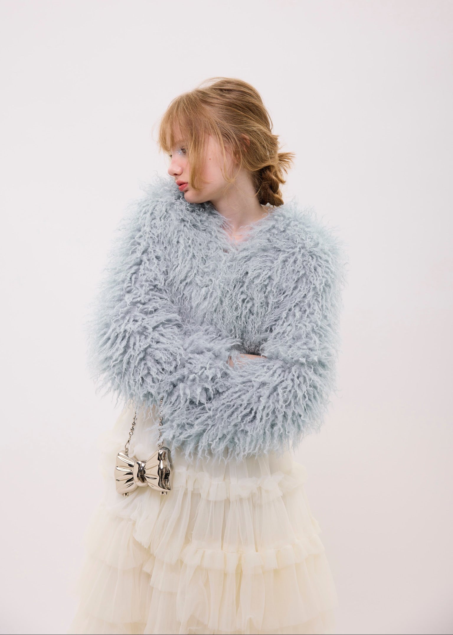 Fluffy fur jacket