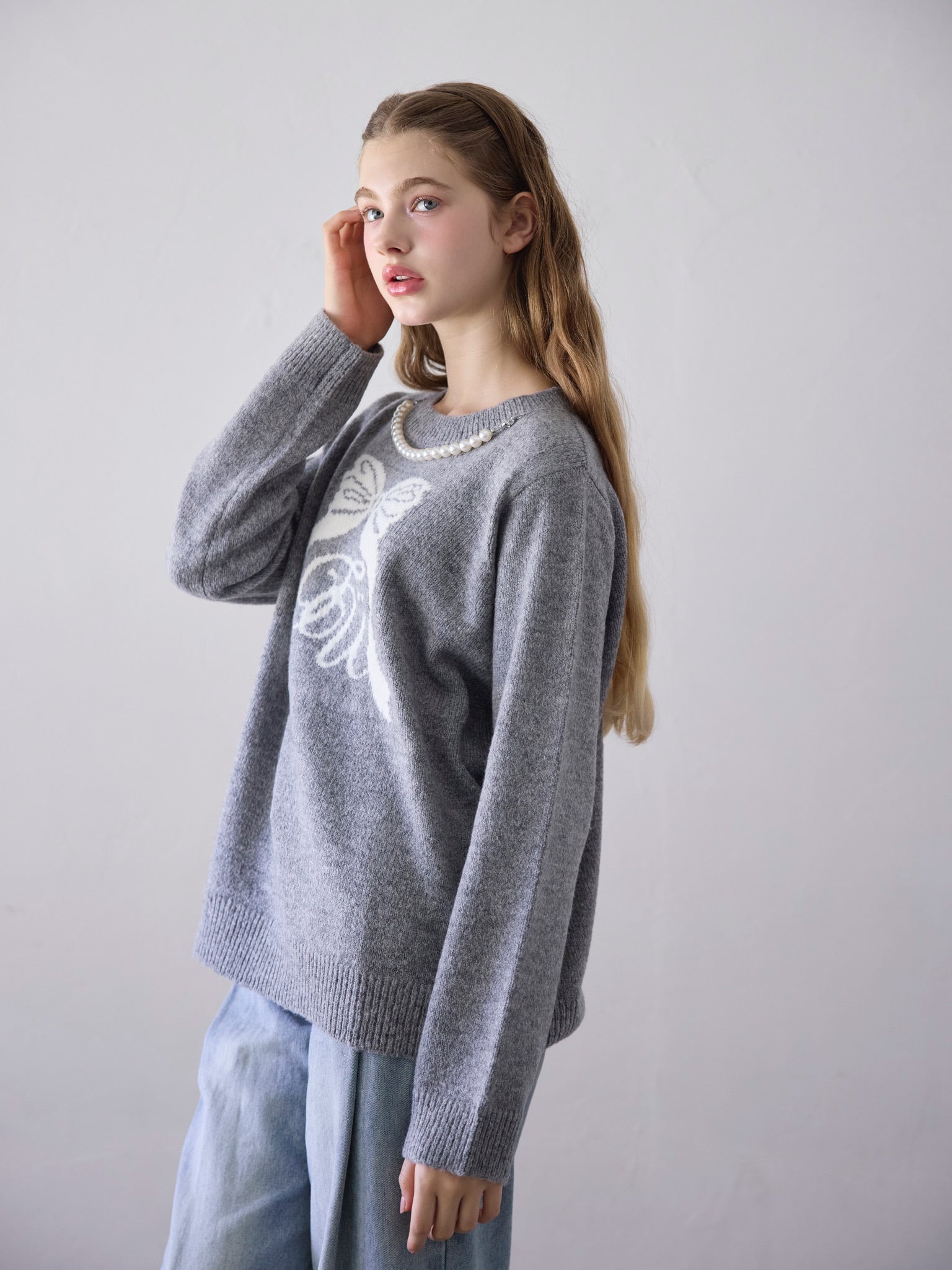 TÜ ribbon knit pullover