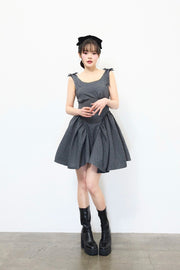 Juliet ribbon dot one-piece