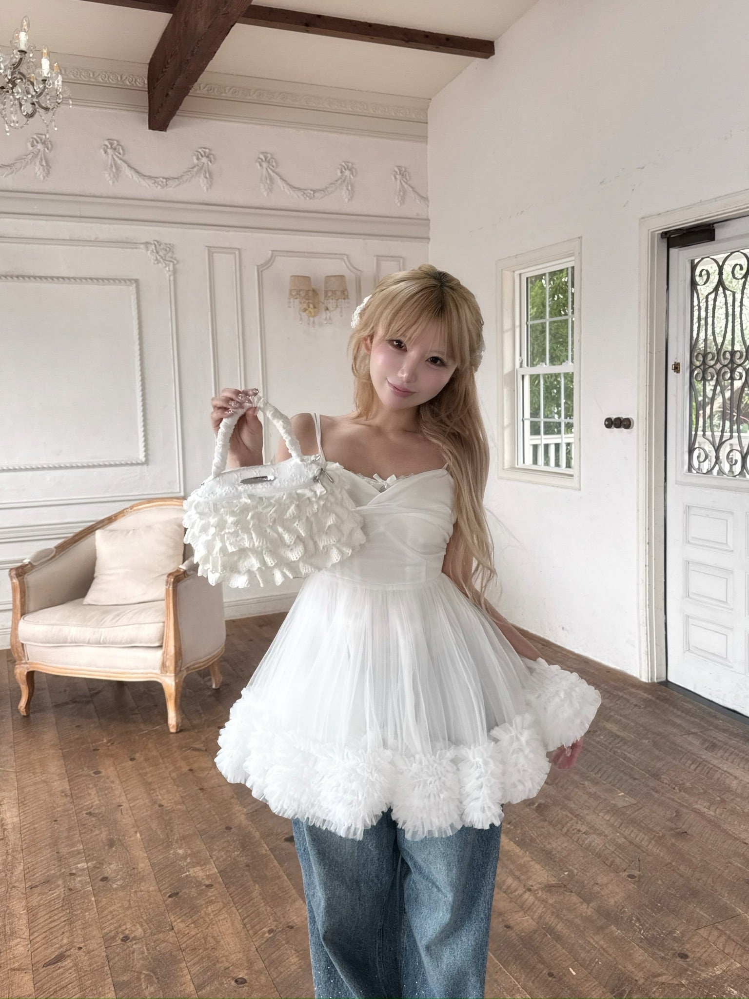 Ballerina couture mini dress