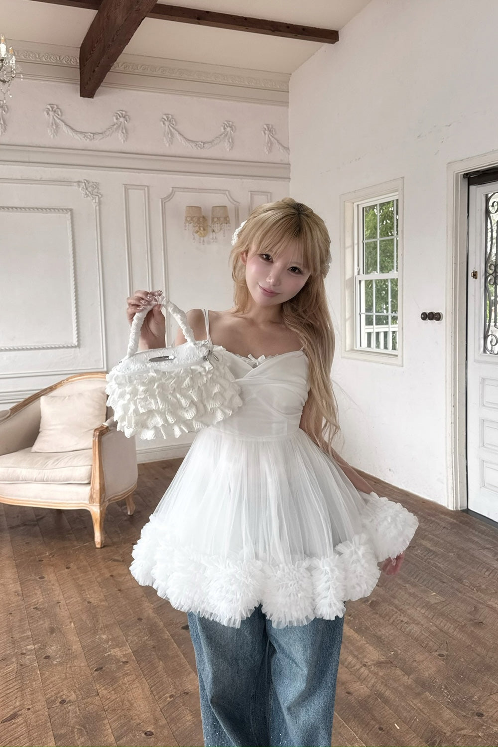 Ballerina couture mini dress