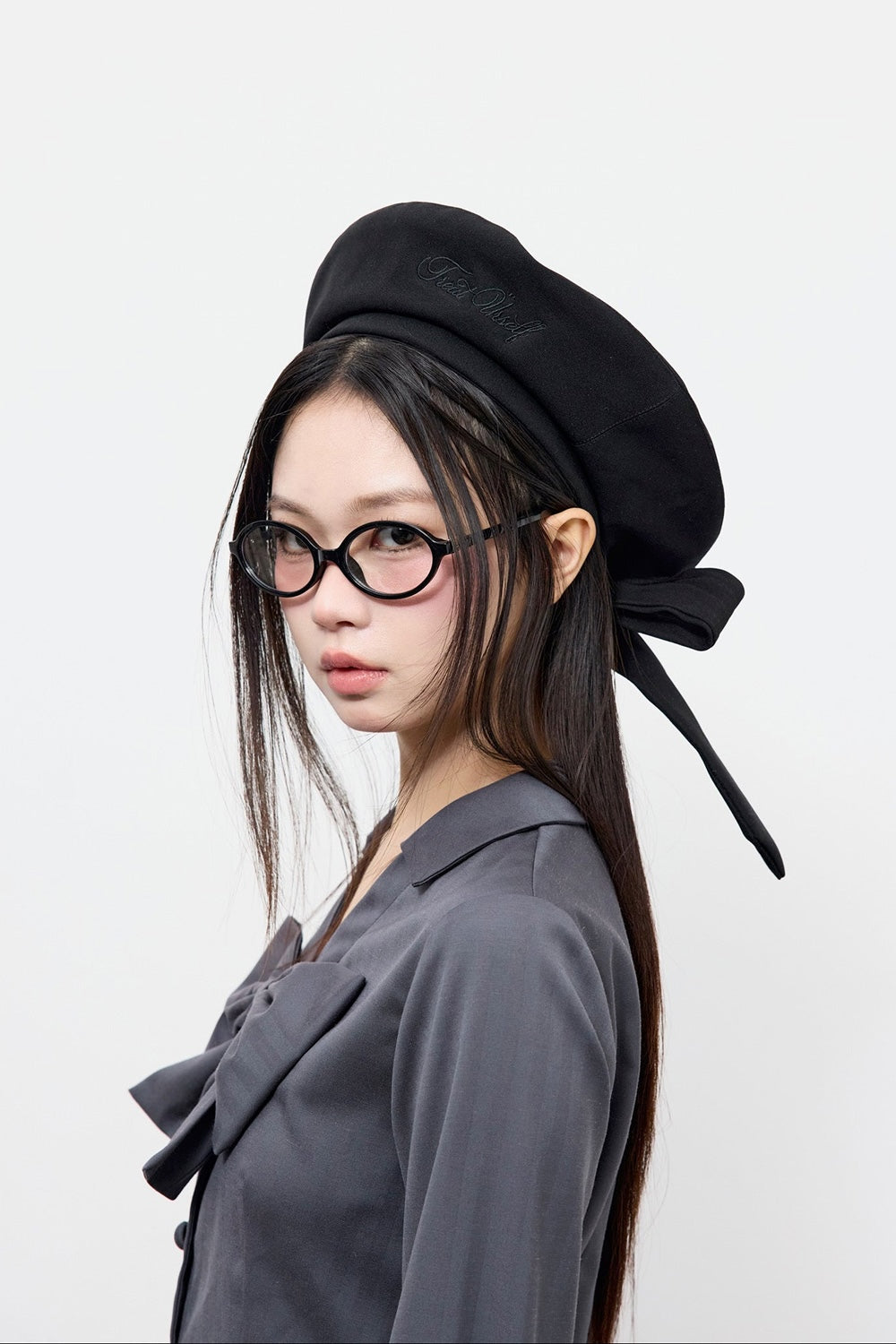 Treat Ürself ribbon béret hat