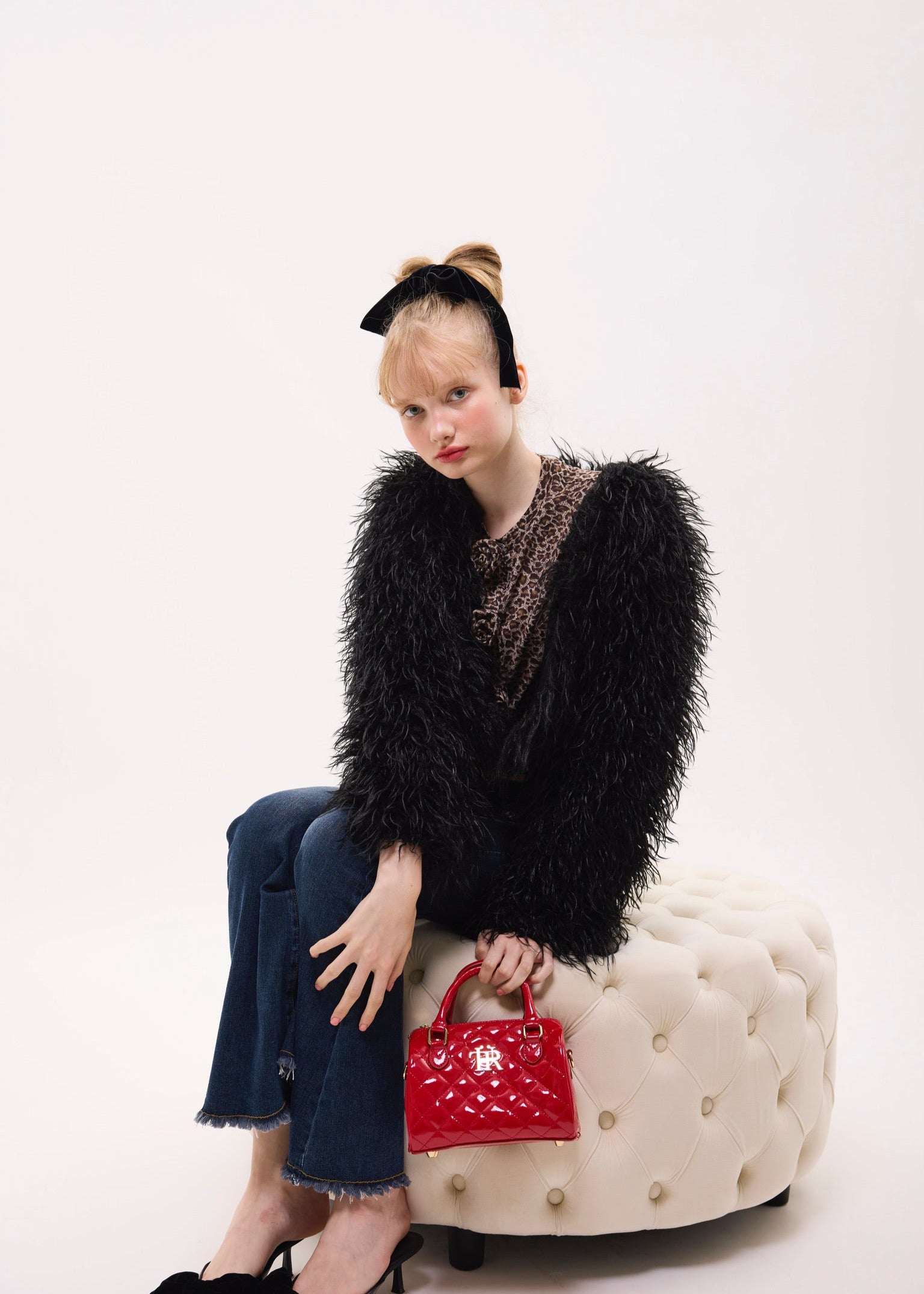Fluffy fur jacket