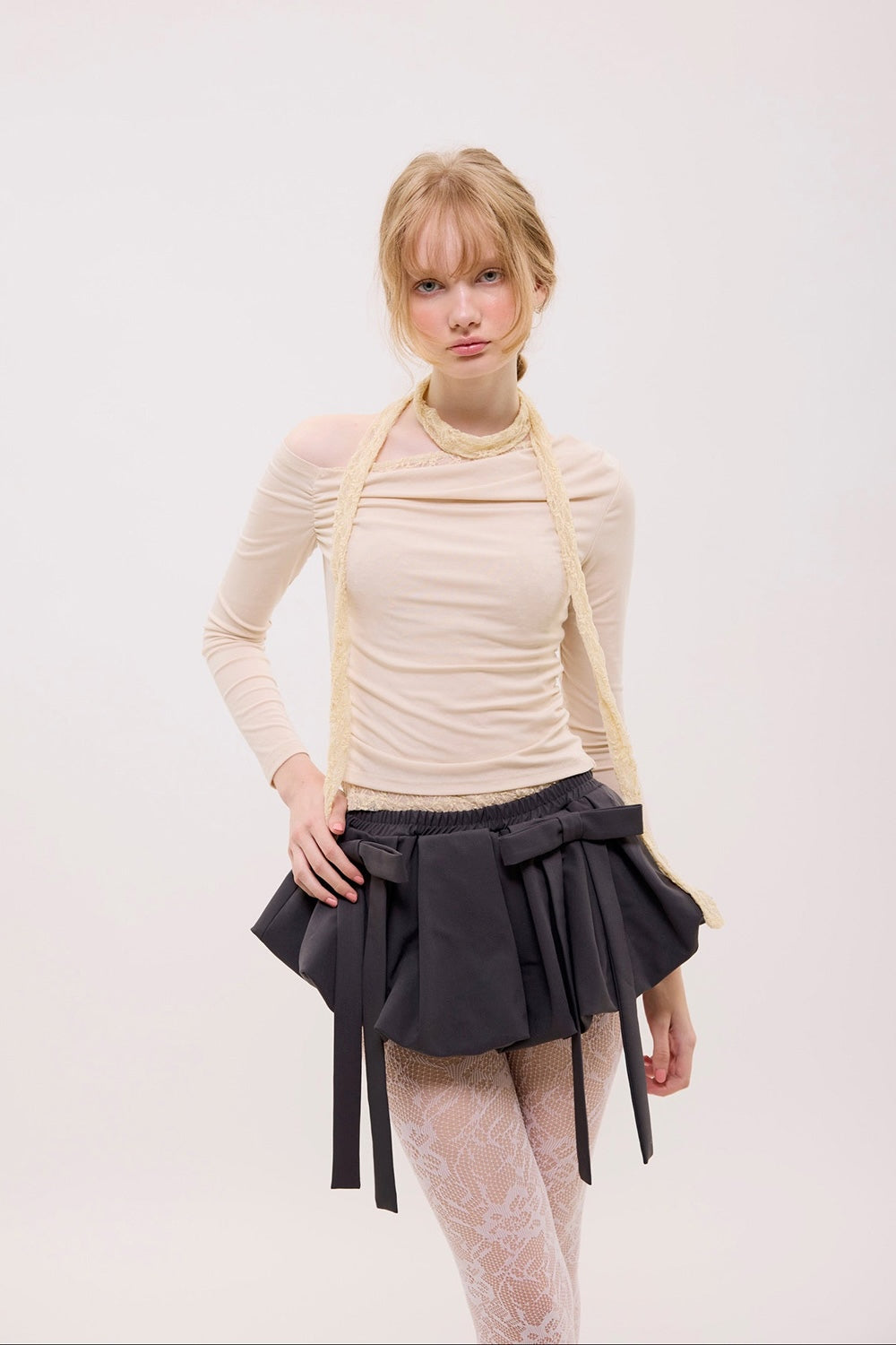 ribbon balloon mini skirt