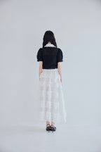 étoile flower lace blouse
