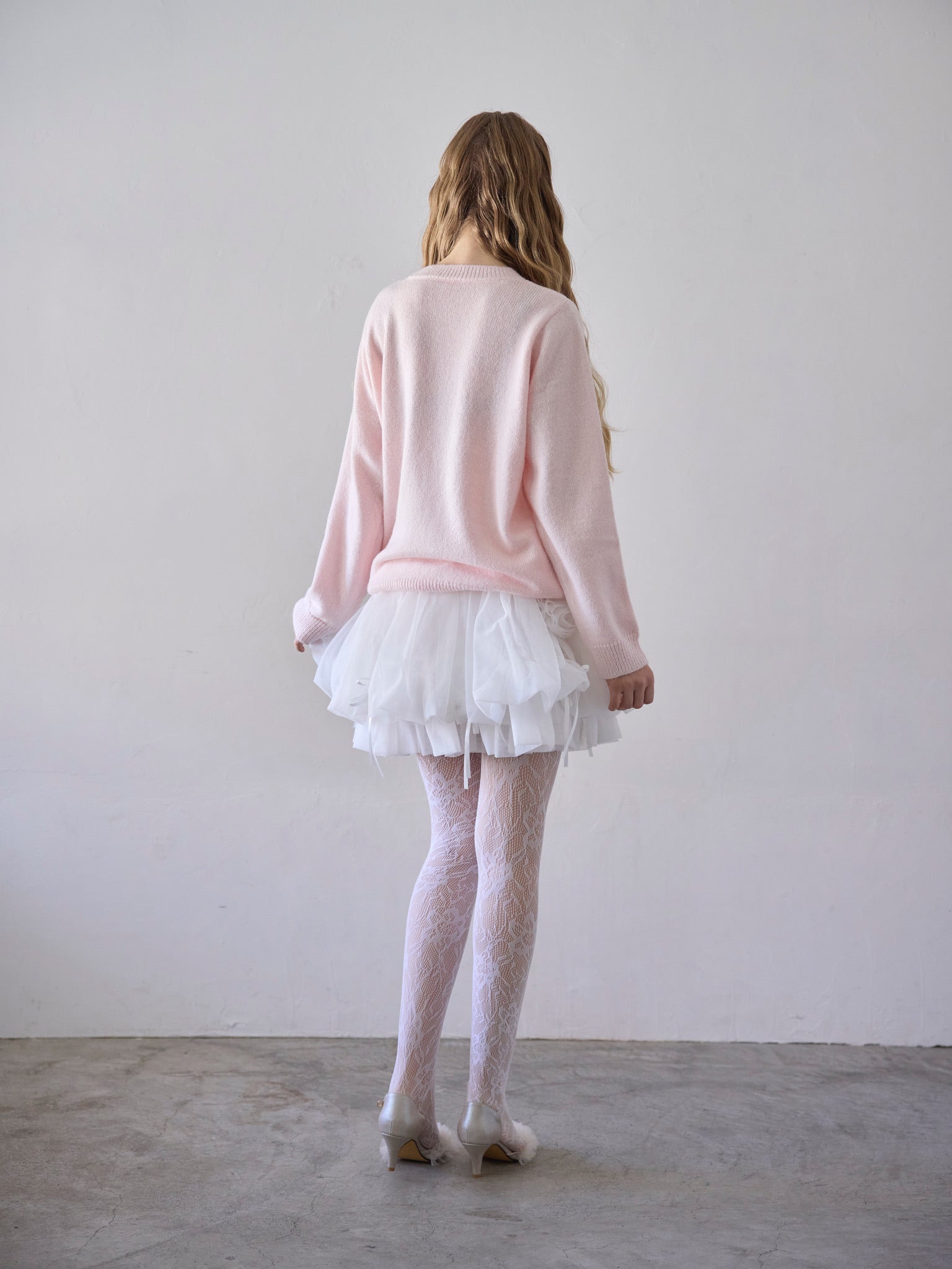 TÜ ribbon knit pullover