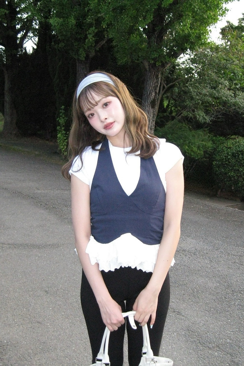 eyelet lace sailor set up