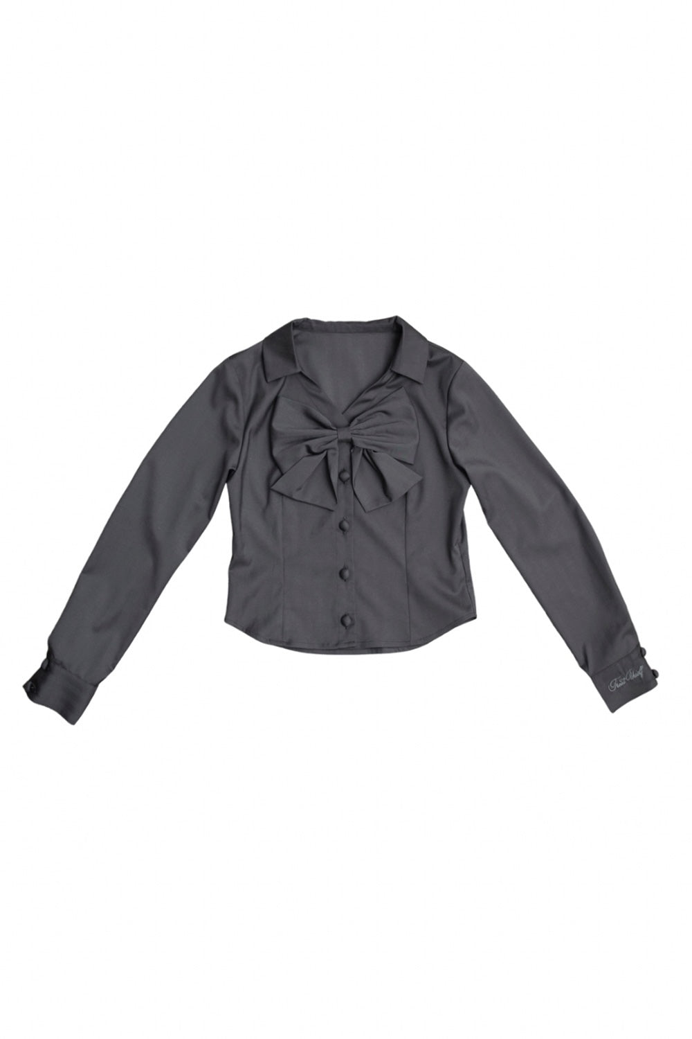 Ribbon tie blouse