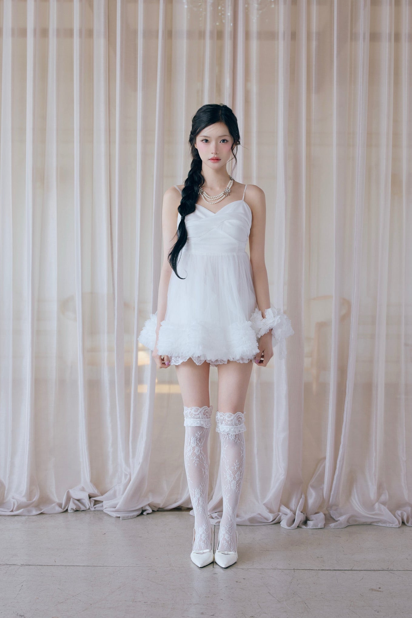 Ballerina couture mini dress