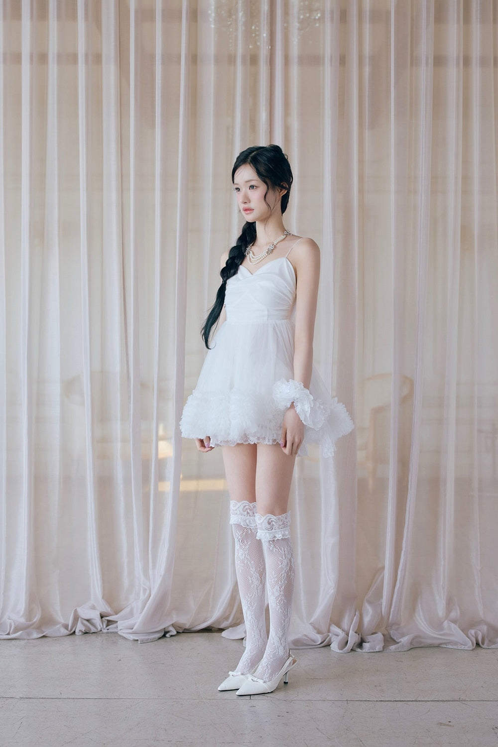 Ballerina couture mini dress