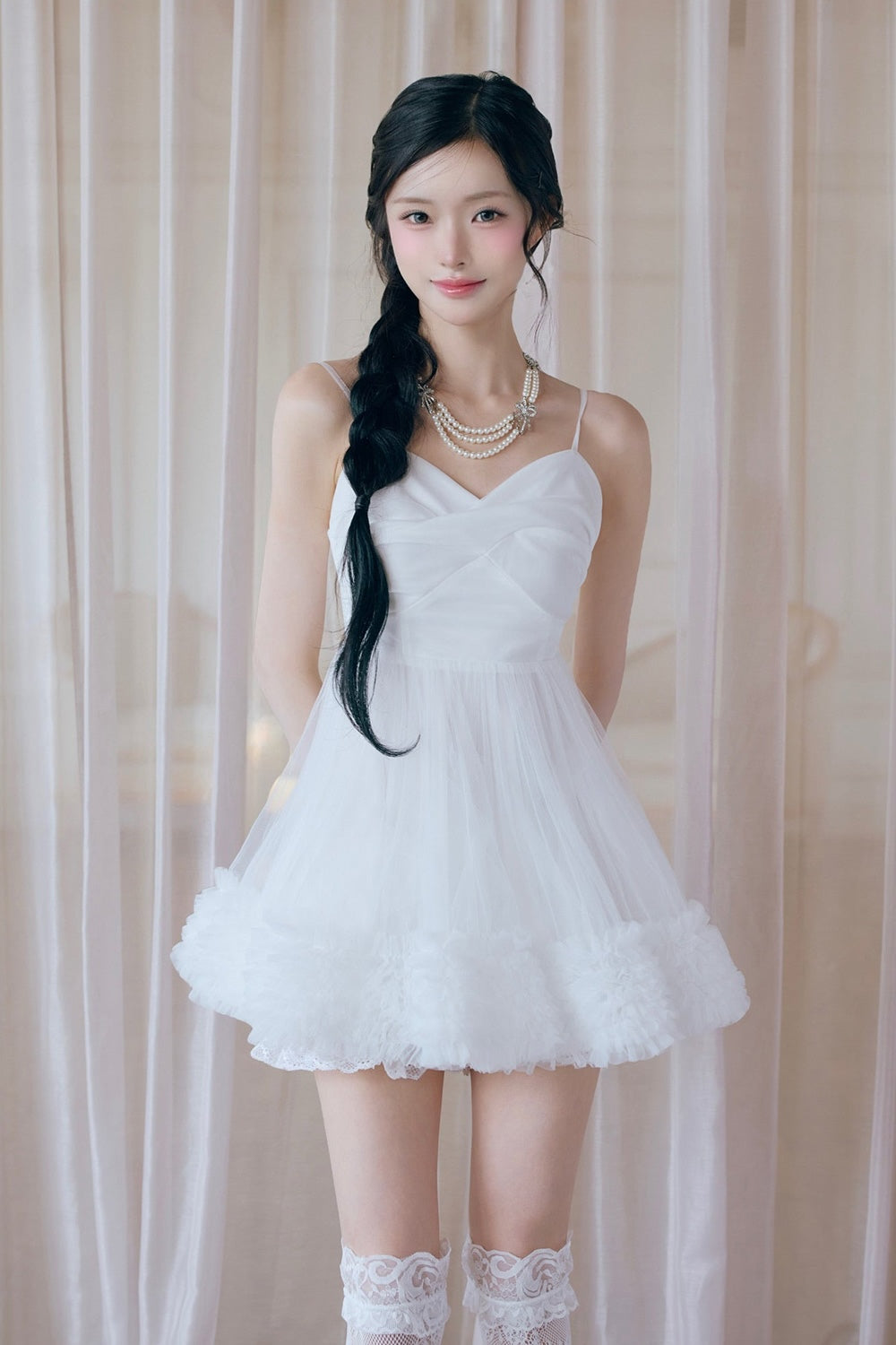 Ballerina couture mini dress