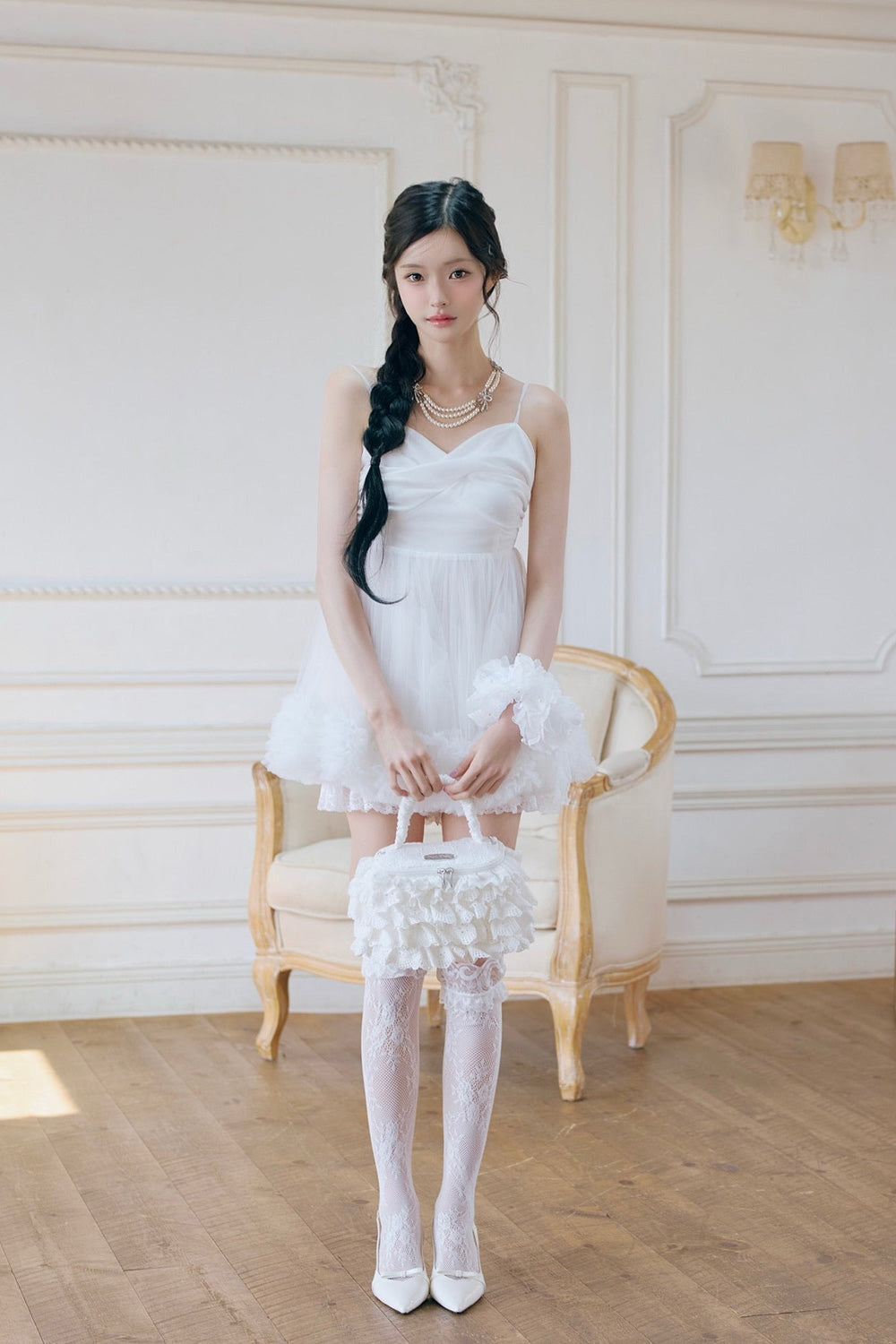 Ballerina couture mini dress