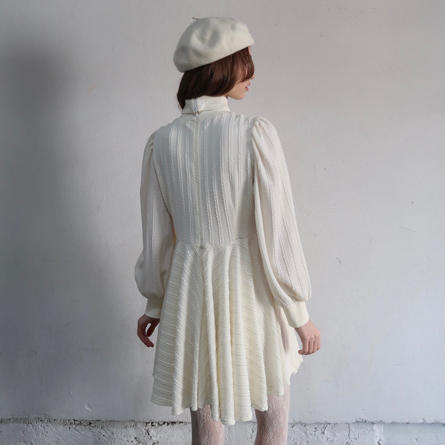 soft girl knit like one-piece