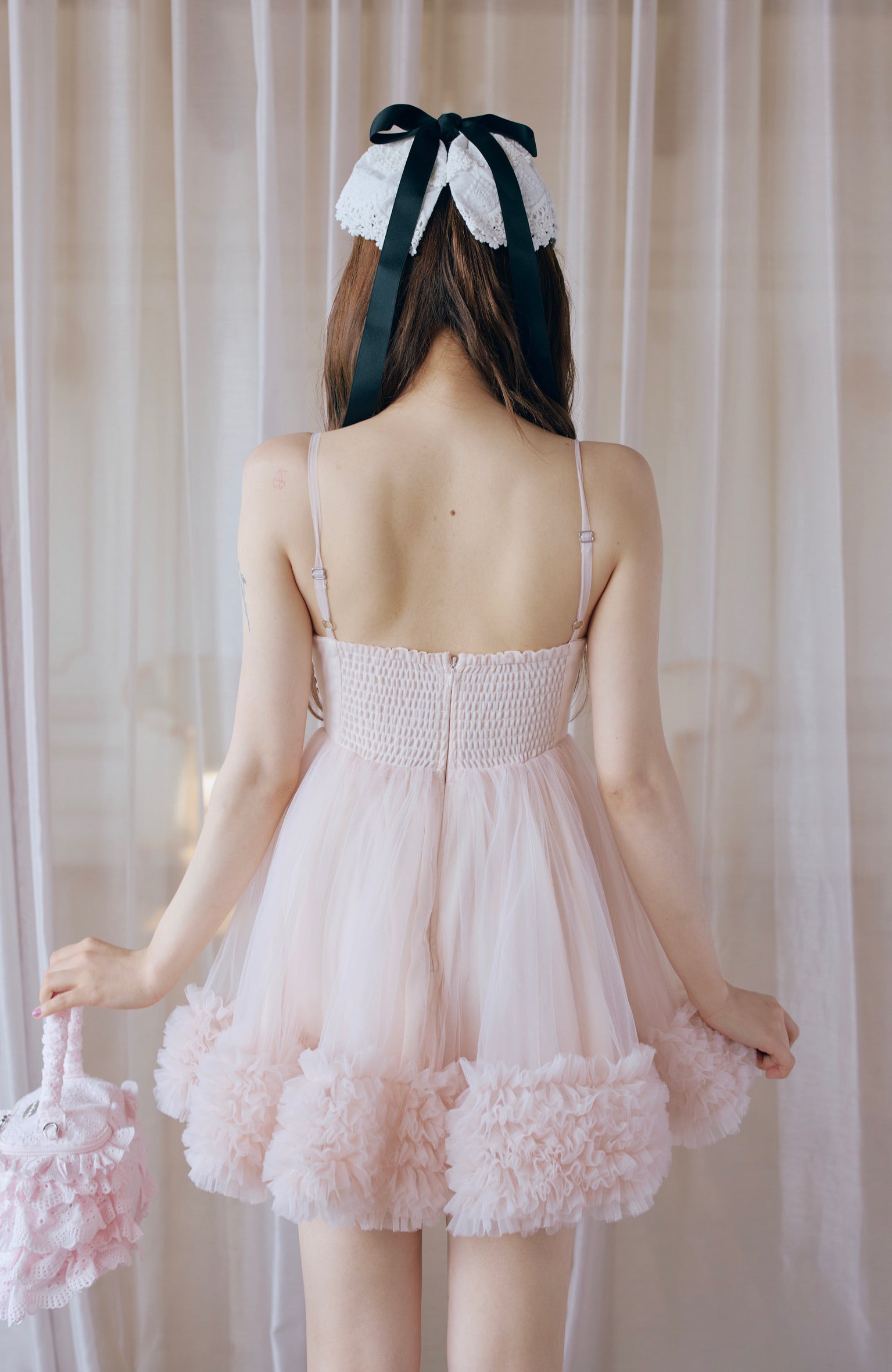Ballerina couture mini dress
