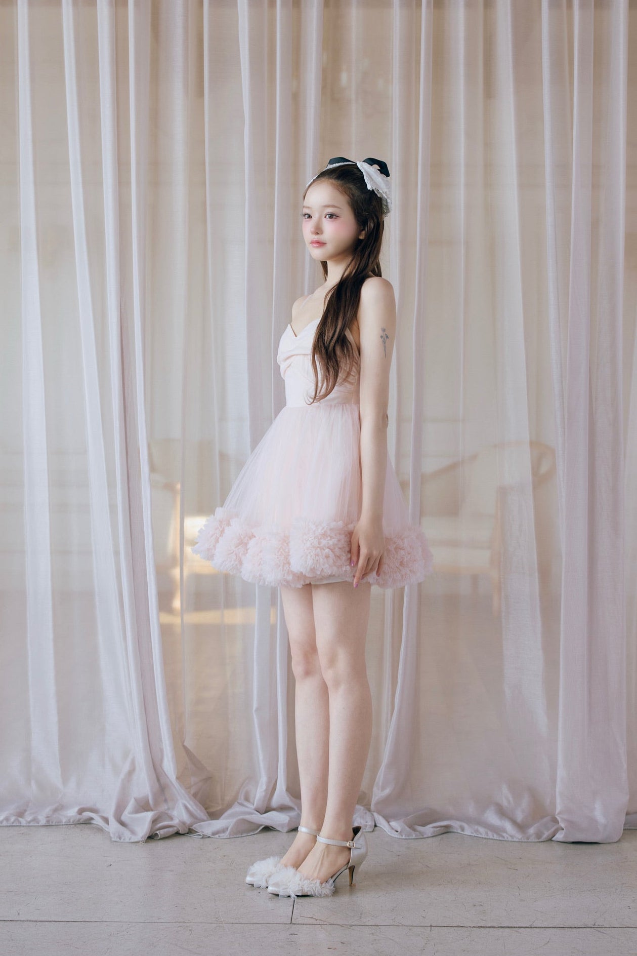 Ballerina couture mini dress