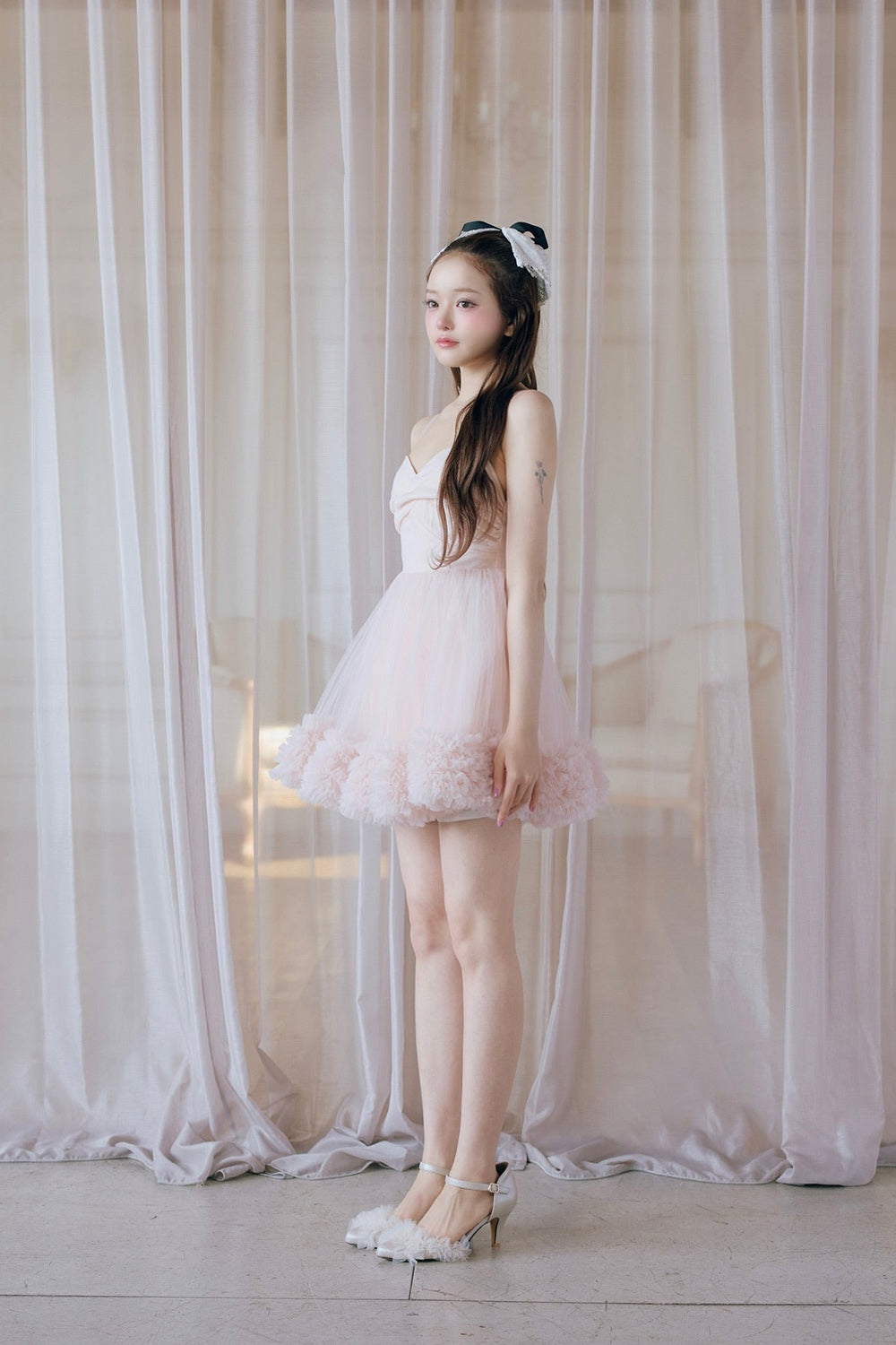 Ballerina couture mini dress