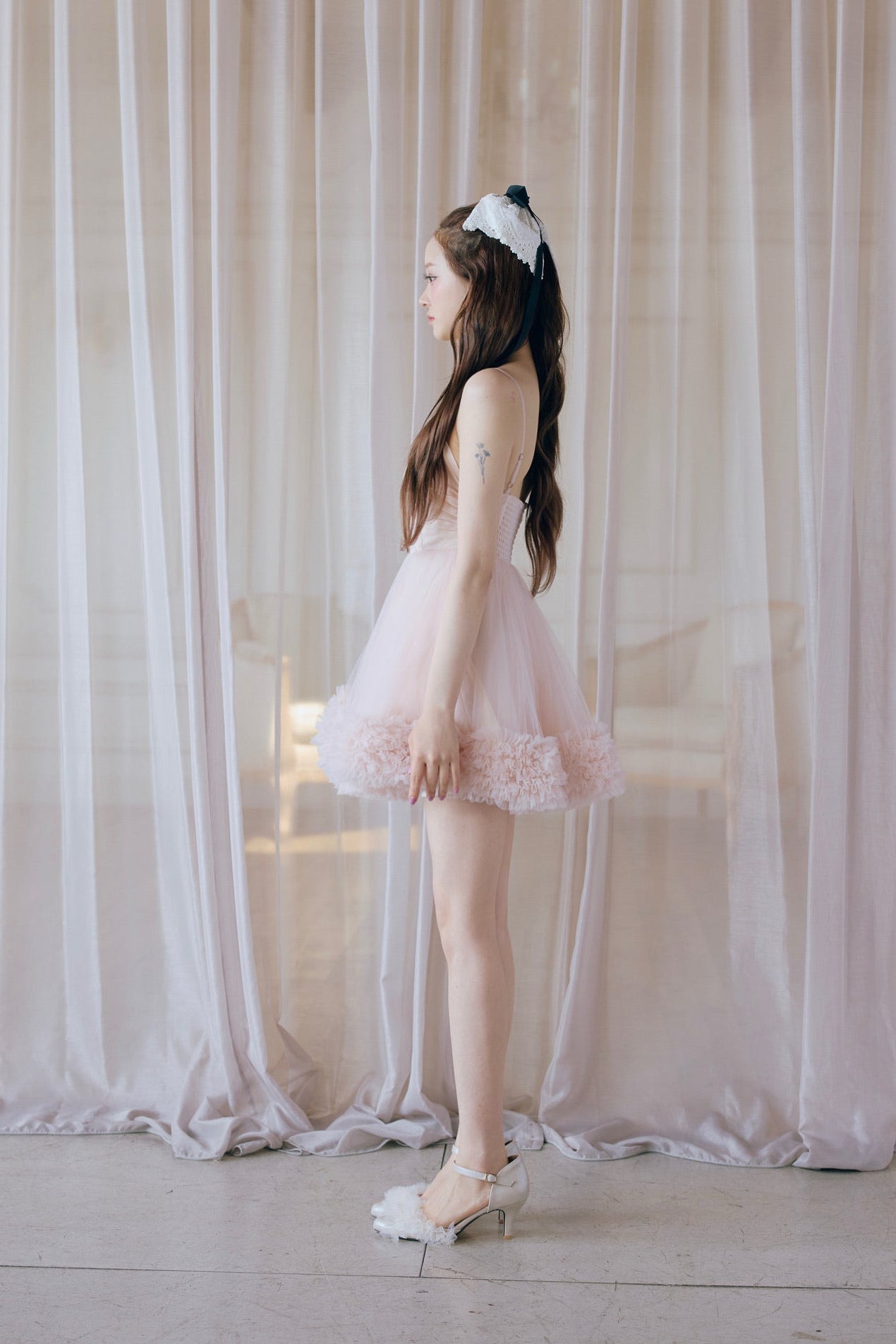 Ballerina couture mini dress