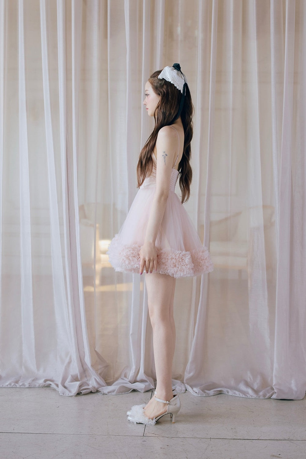 Ballerina couture mini dress