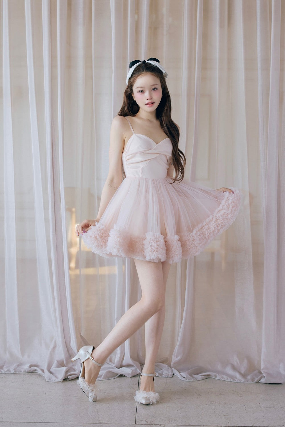 Ballerina couture mini dress