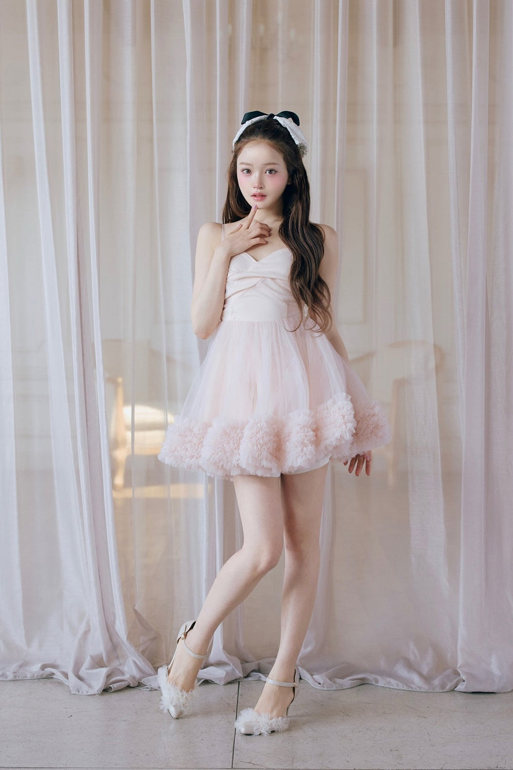 Ballerina couture mini dress