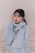 vintage like cable knit