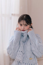 vintage like cable knit