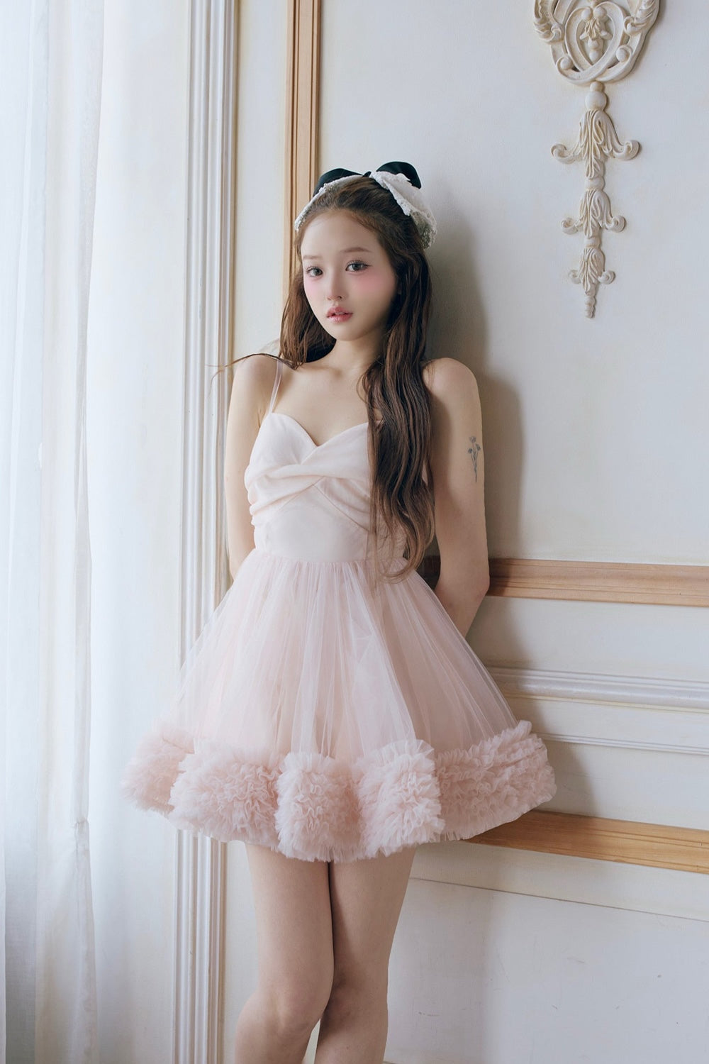 Ballerina couture mini dress