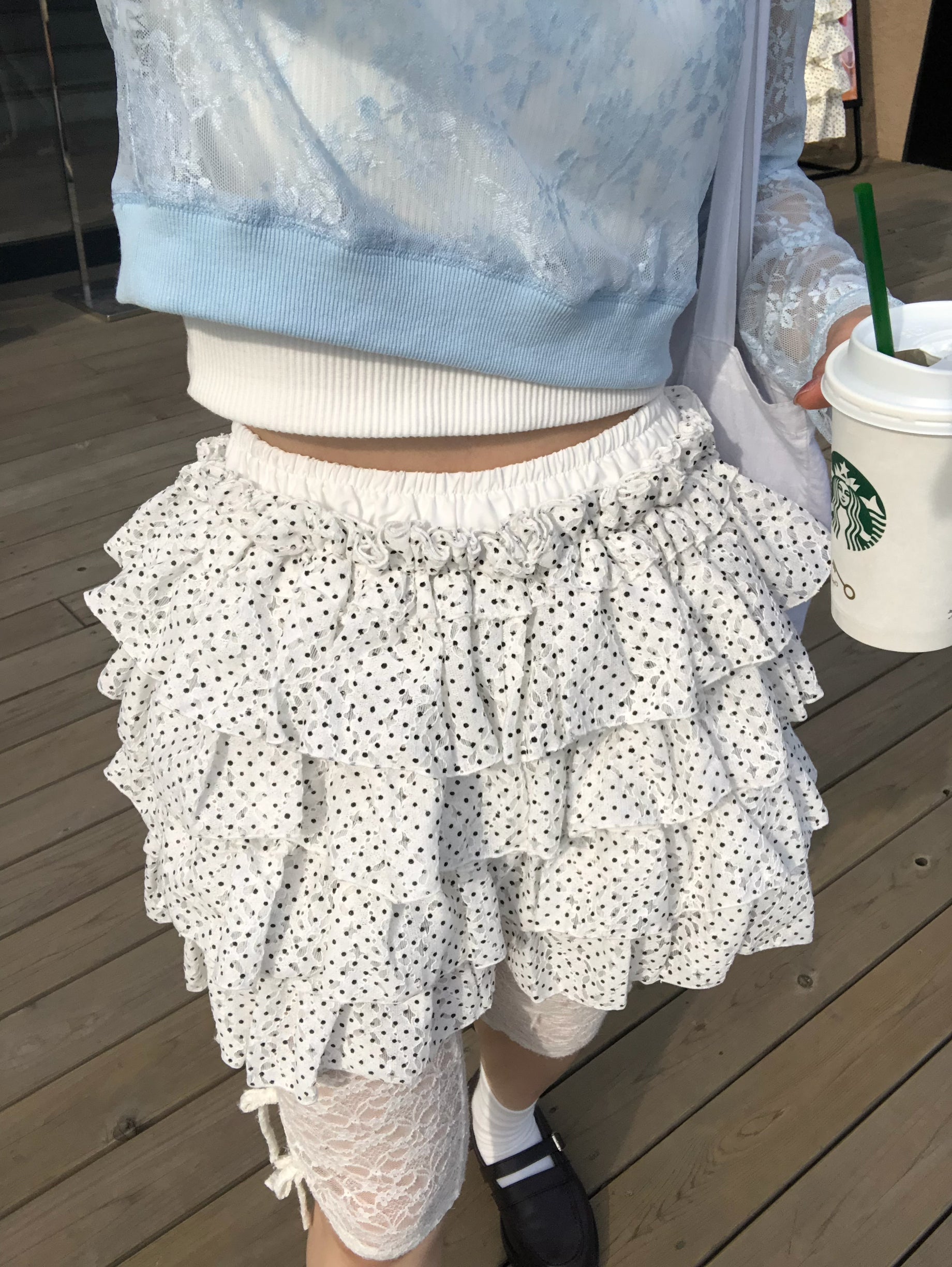 Treat ürself girly lace tutu チュチュ ホワイト未使 tutu Treat