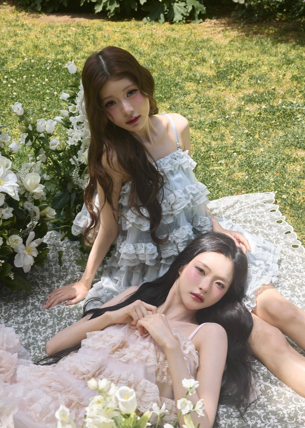 【予約販売】Ballerina lace cami tulle tops