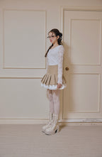 Elegant lace long T-shirts
