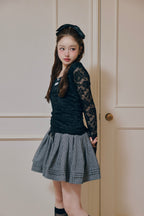 Elegant lace long T-shirts