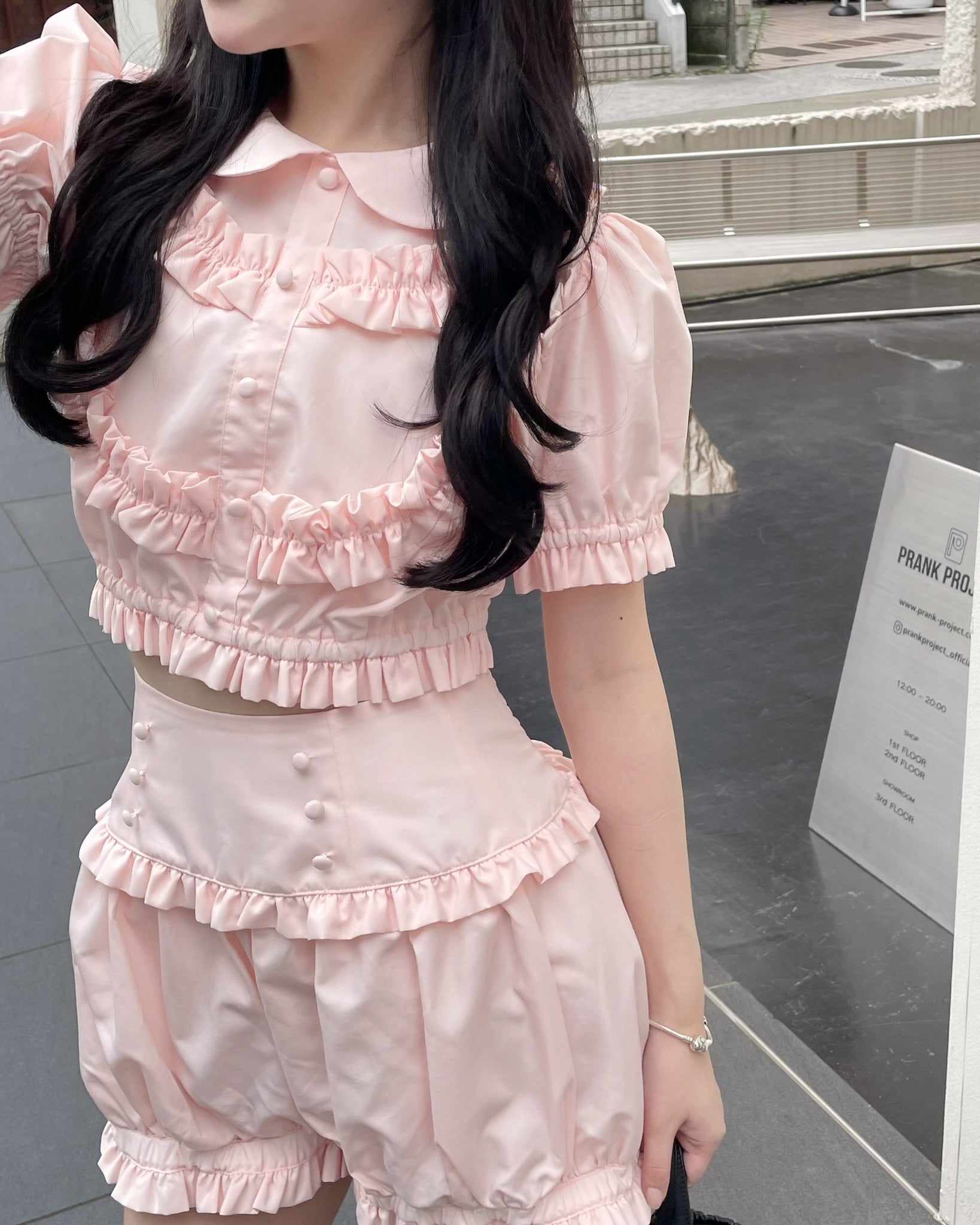 Baby frill blouse