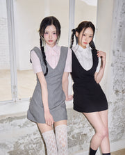 classy line jumper skirt