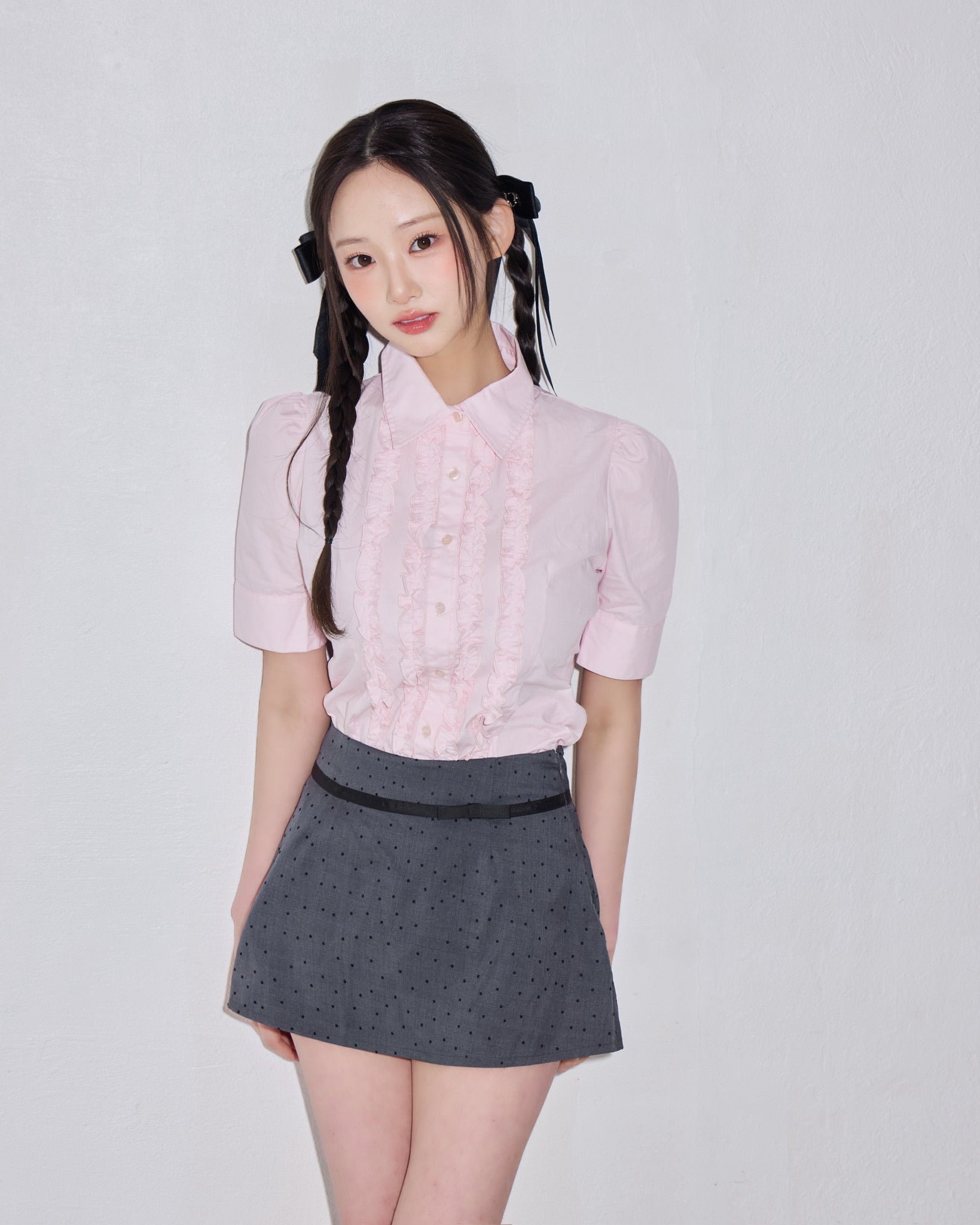 treaturself whip cream frillblouse 新品未開封 whip cream frill blouse – Treat Ürself