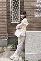 airy lace pants