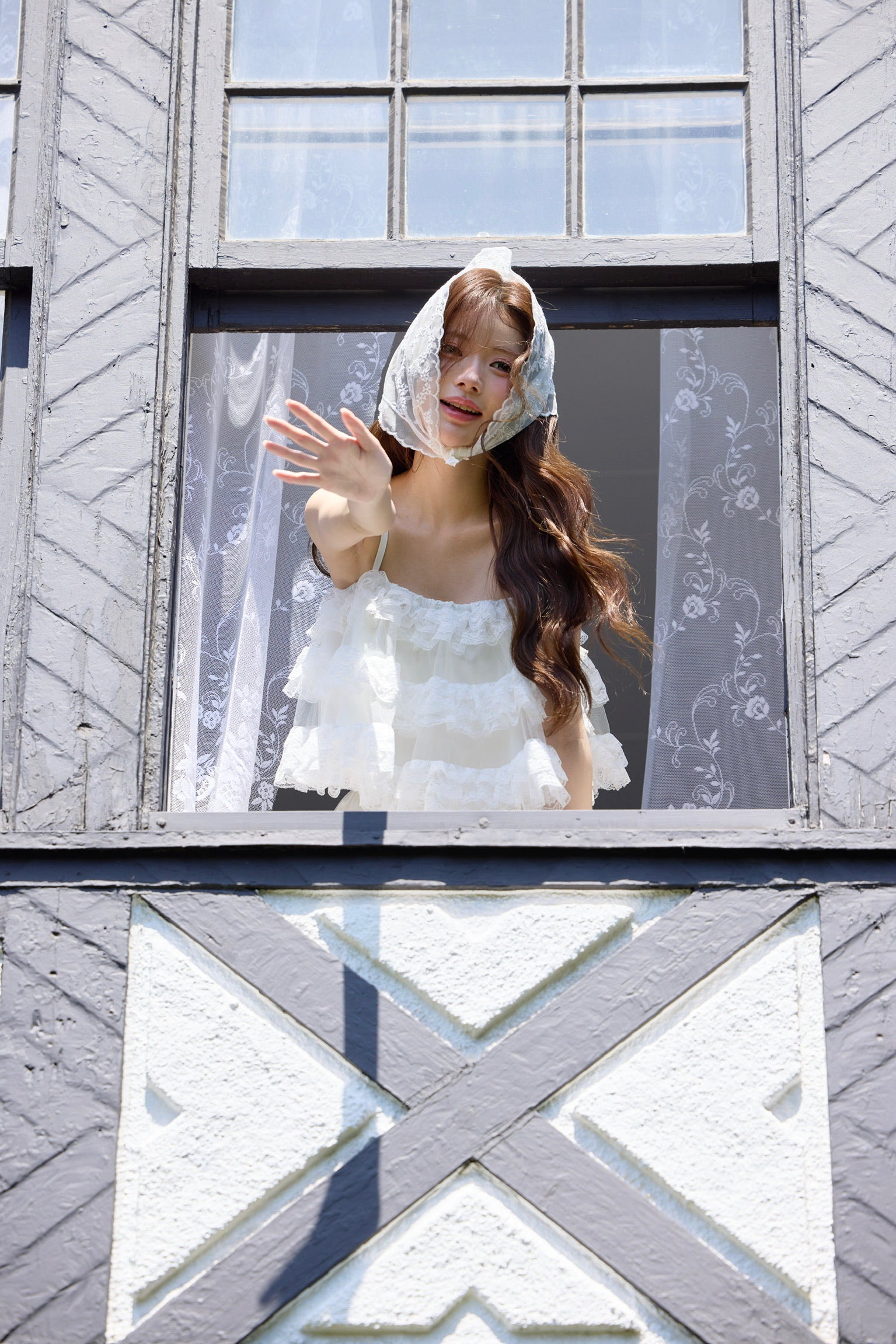 【予約販売】Ballerina lace cami tulle tops